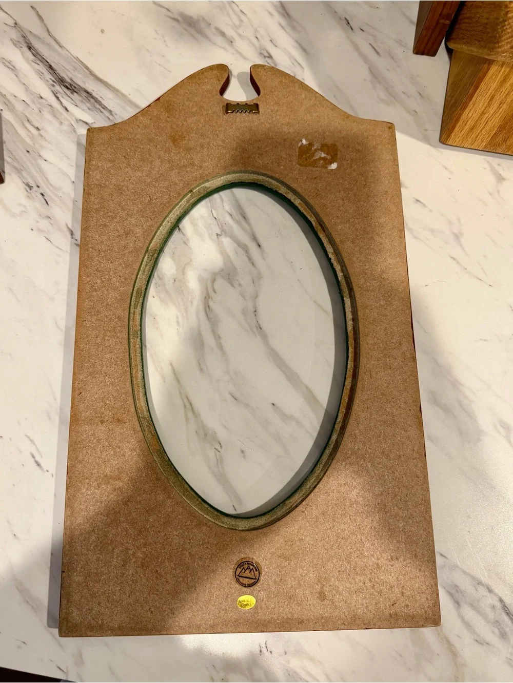 Vintage Folk Art Apple Wall Frame